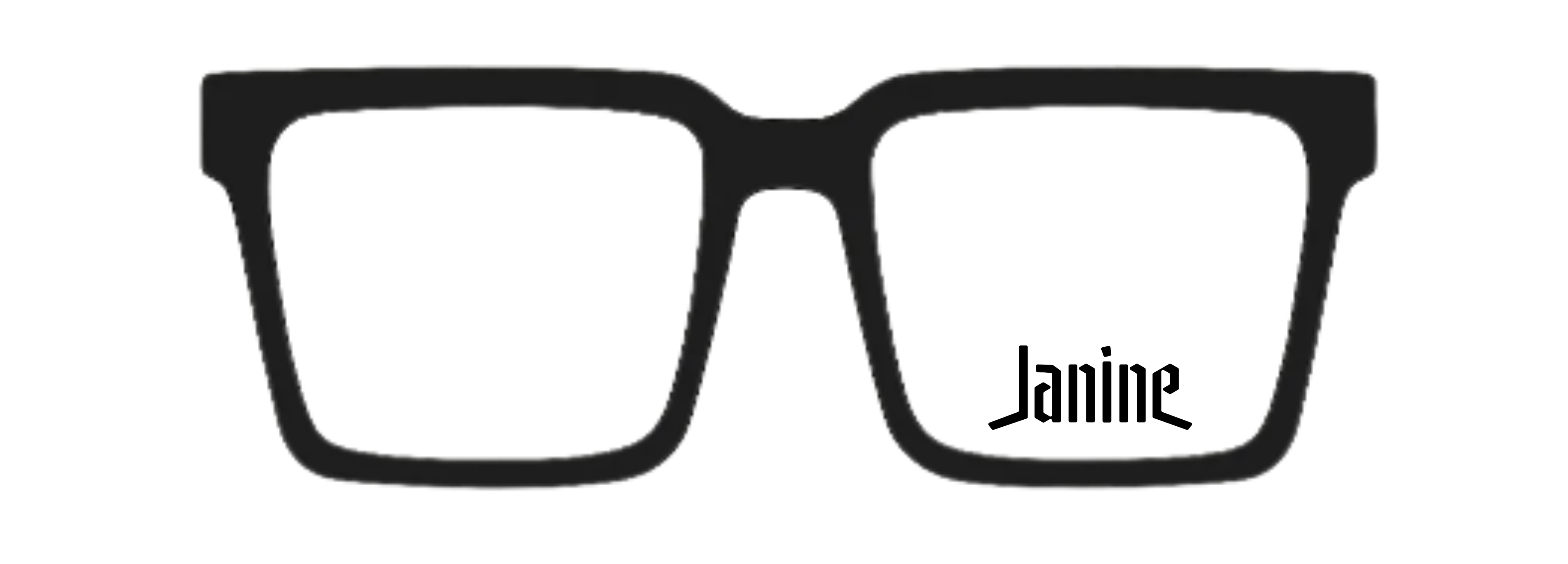 Lunettes vintage carrées