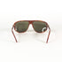 Vue arrière des lunettes YSL – forme aviator vintage