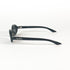 Vue latérale droite des lunettes avec logo Mugler apparent