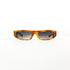 lunettes vintage rectangulaires écaille ambre face avant