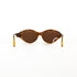Vue frontale des lunettes Dior 2766, monture écaille avec verres bruns