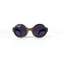Face avant lunettes rondes noires Emmanuelle Khanh 4250
