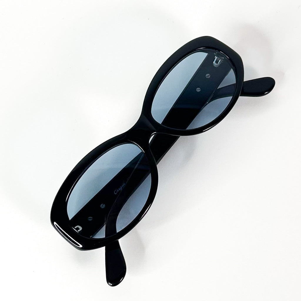 Lunettes vintage Chagall forme ovale verres teintés bleus