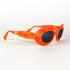 face ovale lunettes vintage alain mikli orange