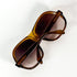 Lunettes vintage Saphira repliées – monture ambrée oversize années 70