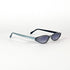 Vue en perspective des lunettes Paragraphe 1519 avec branches noires et bleu-gris translucide