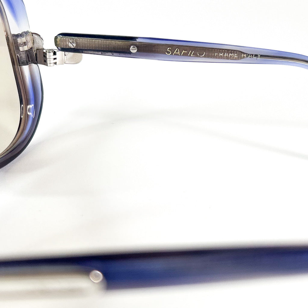détail gravure Safilo - made in Italy