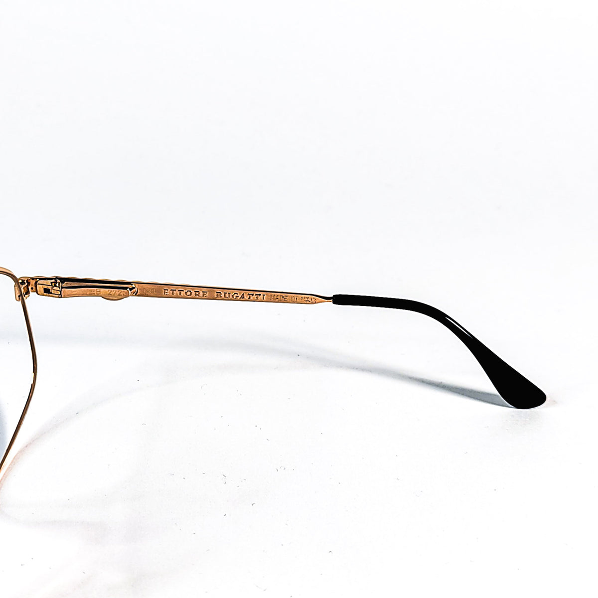 Branche gravée Ettore Bugatti Made in Italy monture 504S